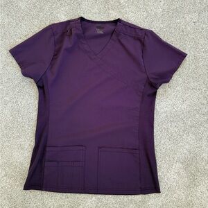 Purple Women's Scrub Top